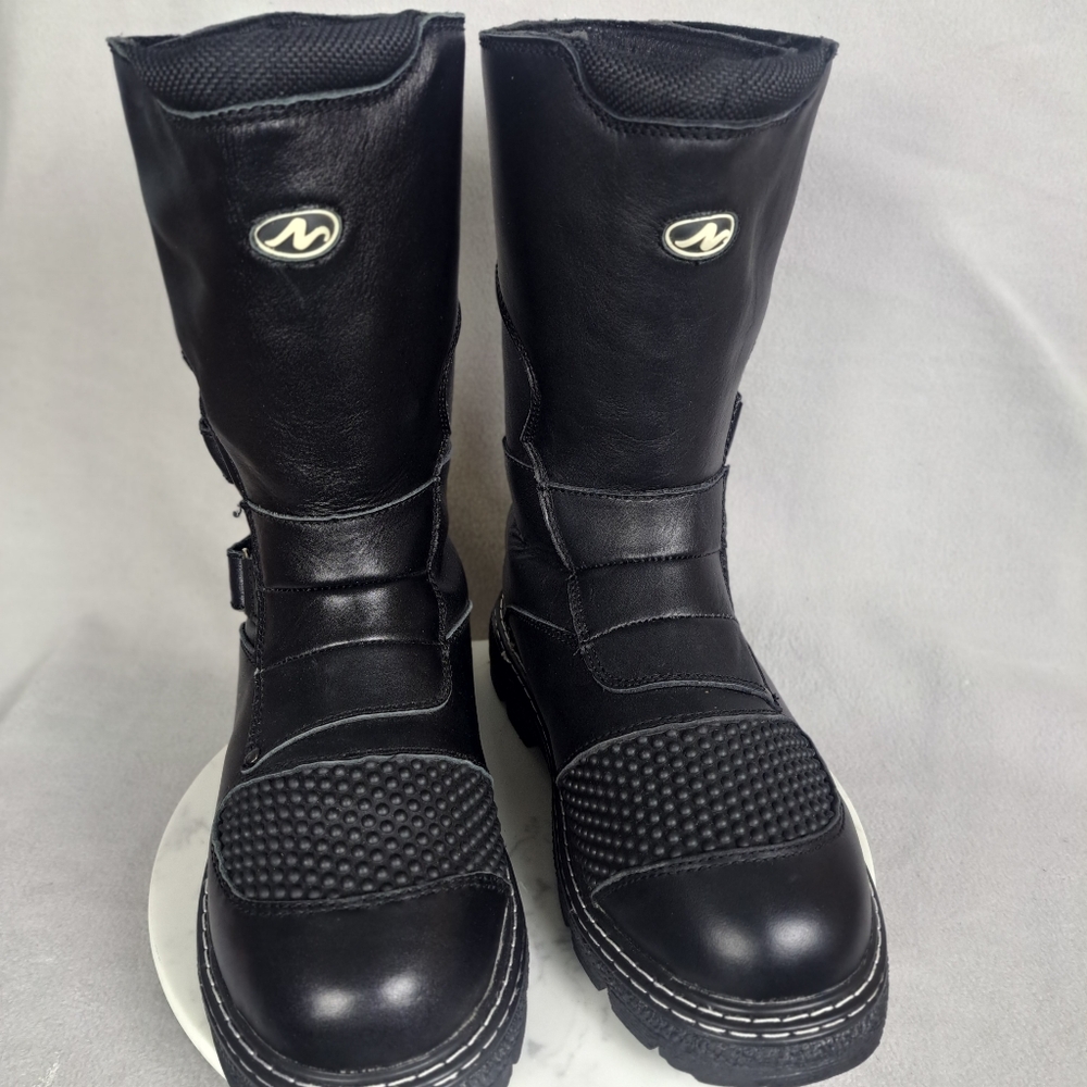 Adventure Motorcycle Motorbike Leather Touring Off-Road Boots – Size 9 (US) NEW